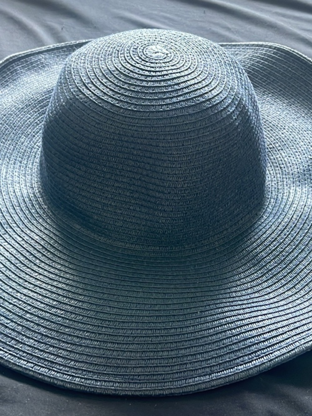 J. Crew Wide Brim Straw Hat - Light Blue